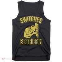 Switches Be Trippin Funny Master Electrician Fuse Box Tank Top thumb 0
