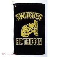 Switches Be Trippin Funny Master Electrician Fuse Box Golf Towel thumb 0
