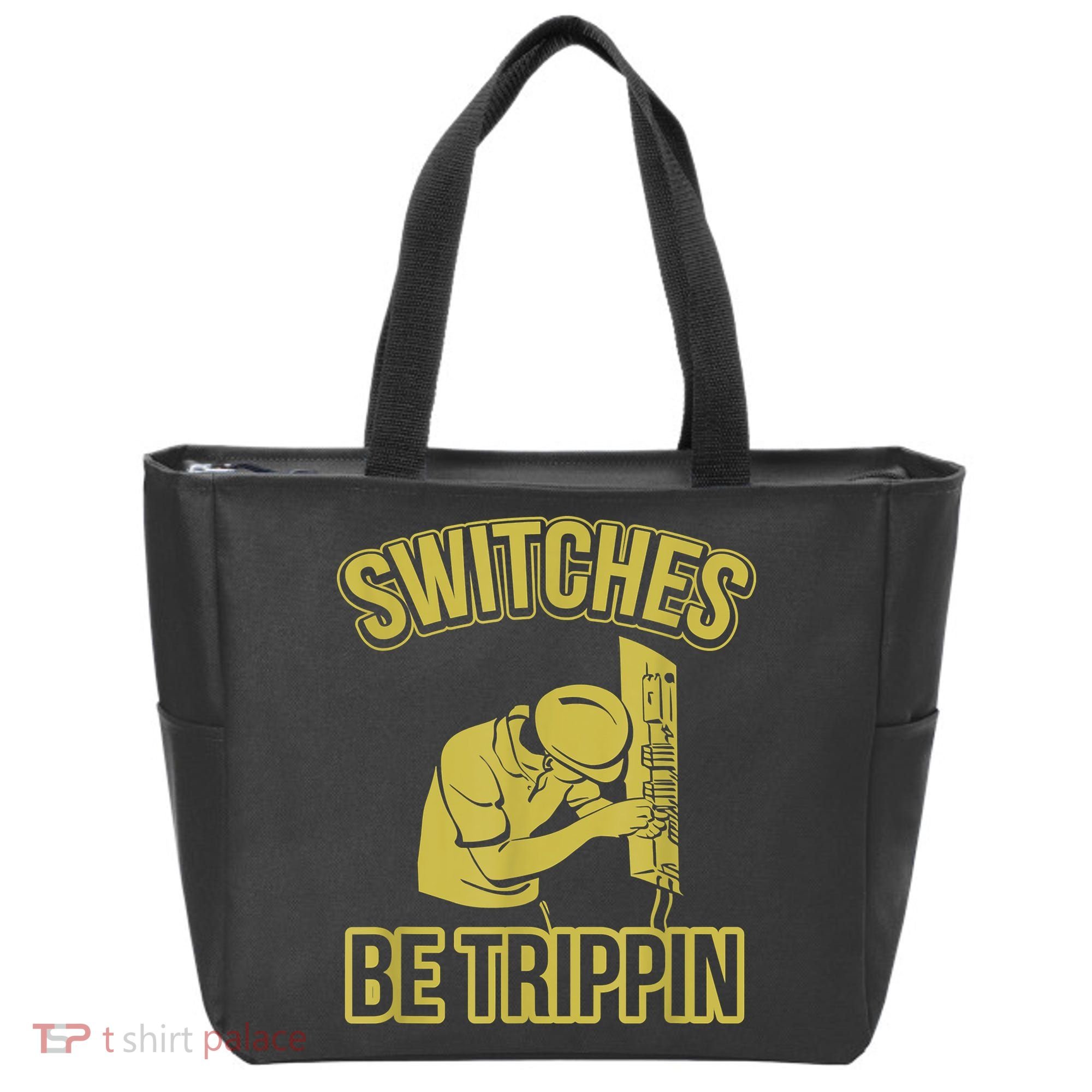 Switches Be Trippin Funny Master Electrician Fuse Box Tote Bag