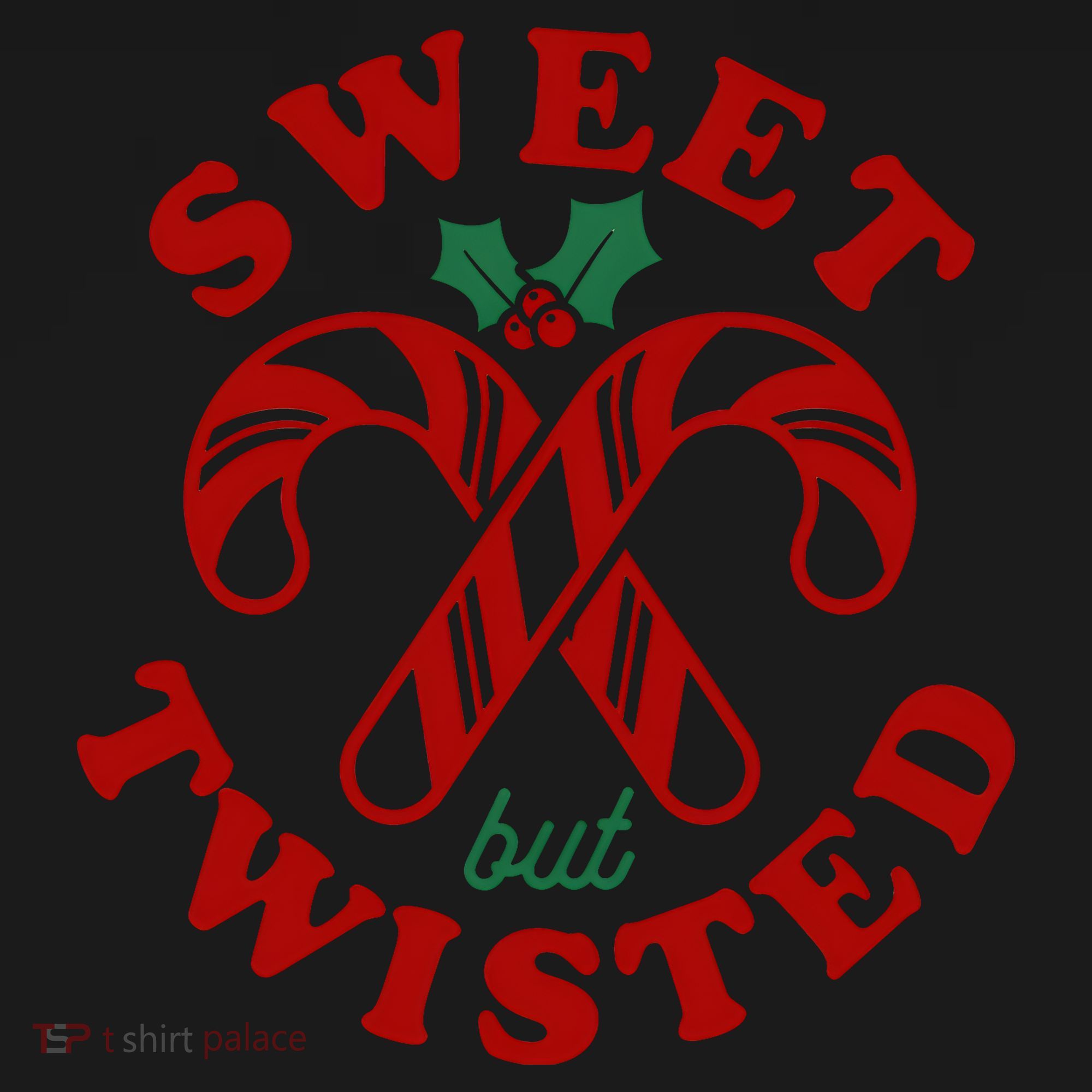 Sweet But Twisted Candy Canes Christmas Holiday Coaster