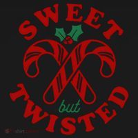 Sweet But Twisted Candy Canes Christmas Holiday Toddler Hoodie thumb 2