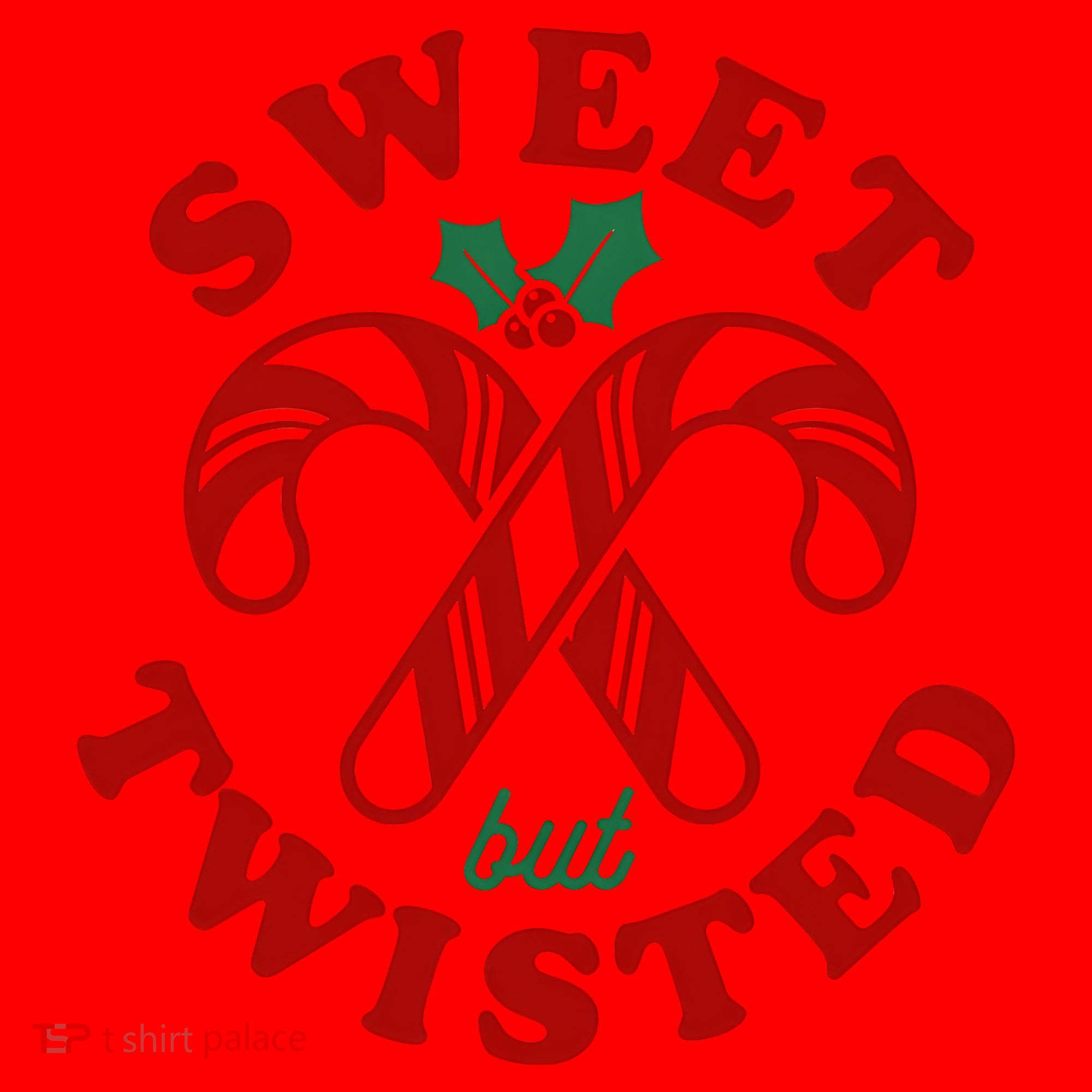 Sweet But Twisted Candy Canes Christmas Holiday Santa Hat