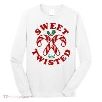 Sweet But Twisted Candy Canes Christmas Holiday Long Sleeve Shirt thumb 0