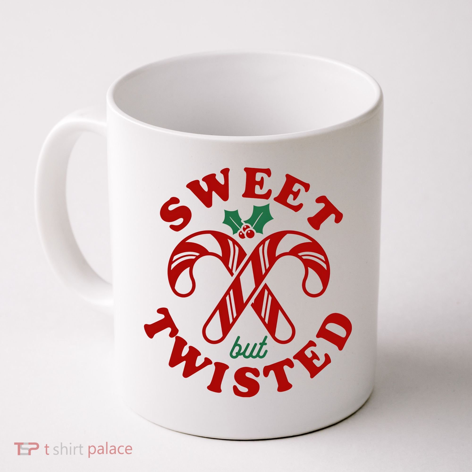 Sweet But Twisted Candy Canes Christmas Holiday Coffee Mug