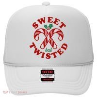 Sweet But Twisted Candy Canes Christmas Holiday Hat thumb 0