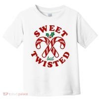 Sweet But Twisted Candy Canes Christmas Holiday Toddler T-Shirt thumb 0