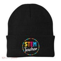 STEAM Back To School Funny STEM Teacher Beanie thumb 0