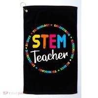 STEAM Back To School Funny STEM Teacher Golf Towel thumb 0