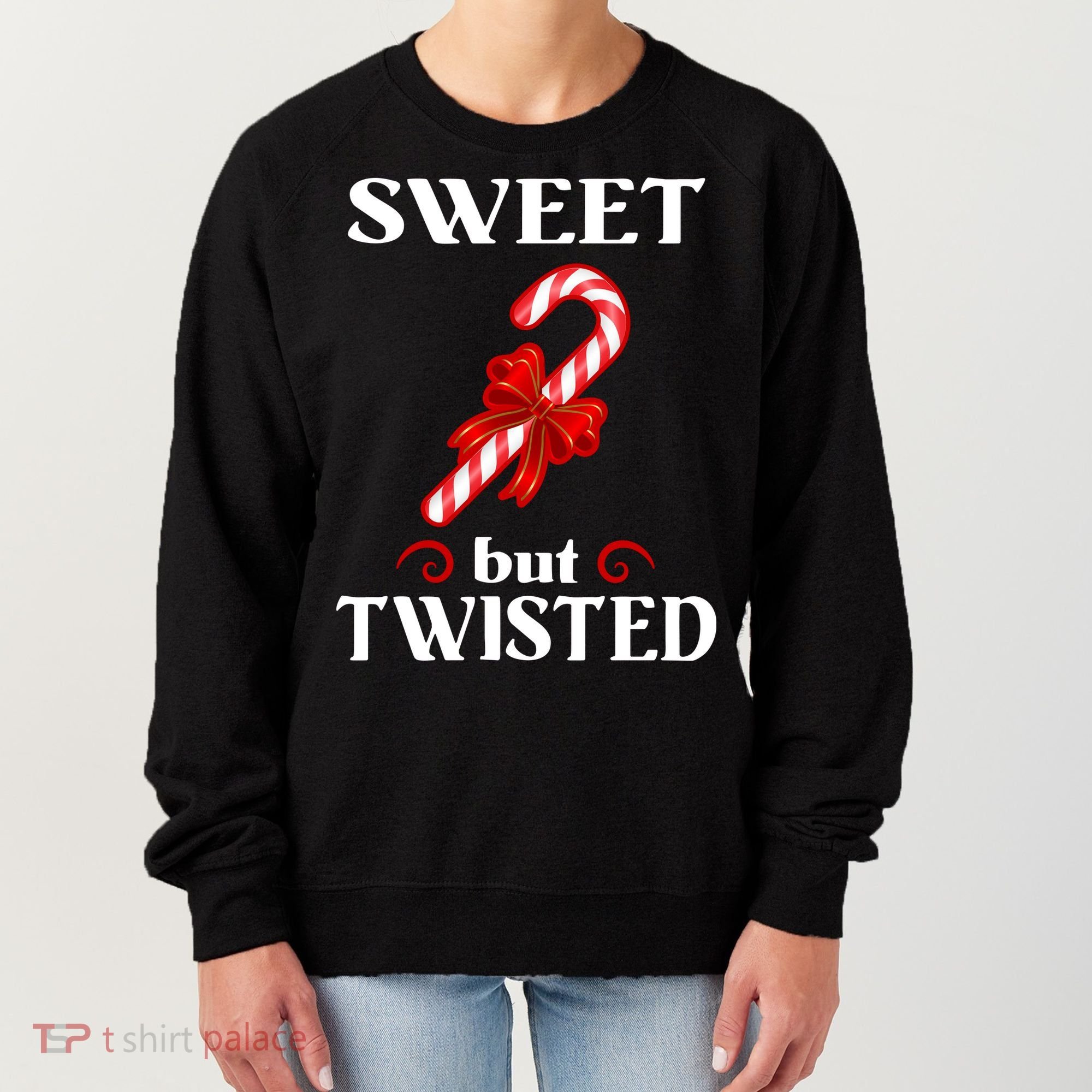 Sweet But Twisted Candy Cane Women's Sweatshirt
