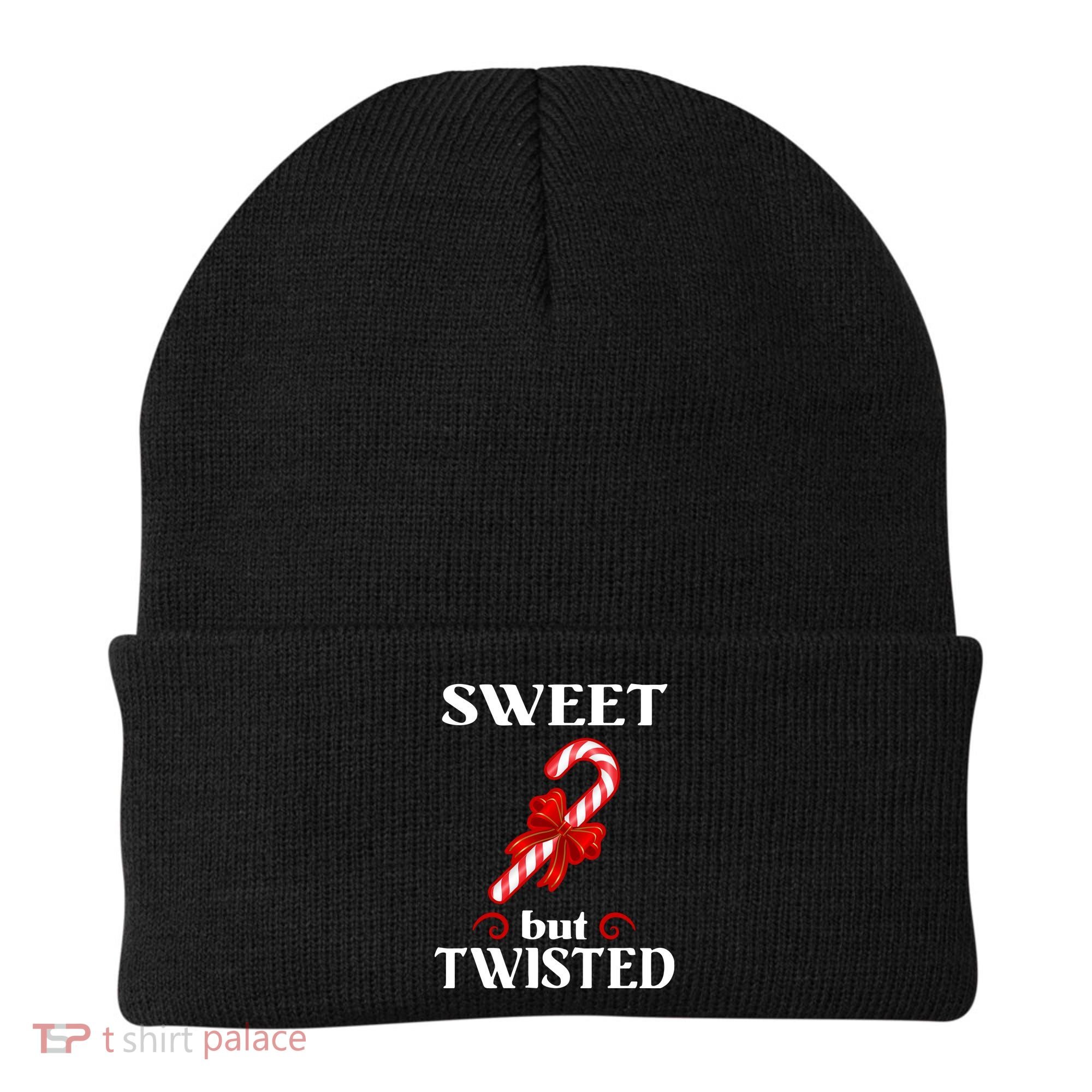 Sweet But Twisted Candy Cane Beanie