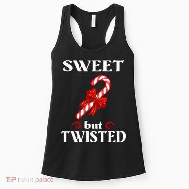 Sweet But Twisted Candy Cane Women's Tank Top