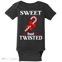Sweet But Twisted Candy Cane Baby Bodysuit thumb 0