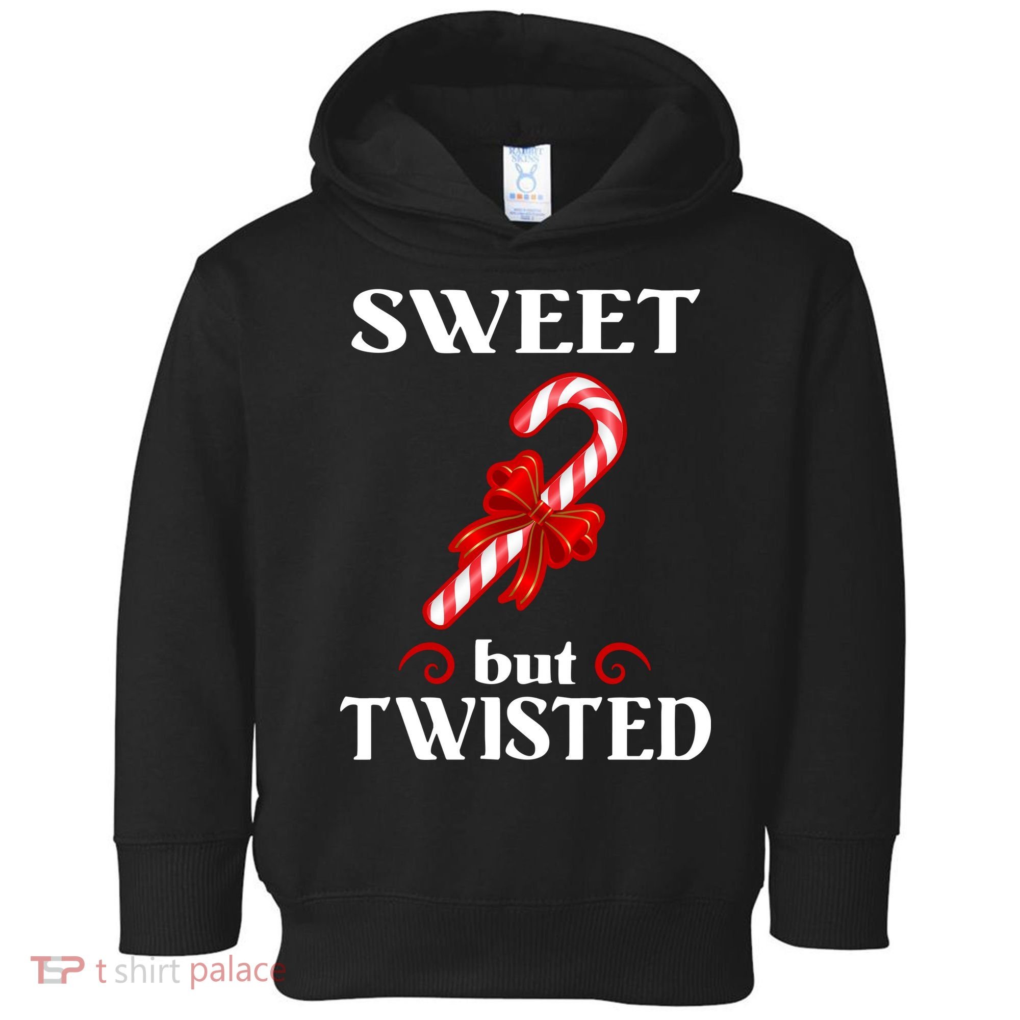 Sweet But Twisted Candy Cane Toddler Hoodie