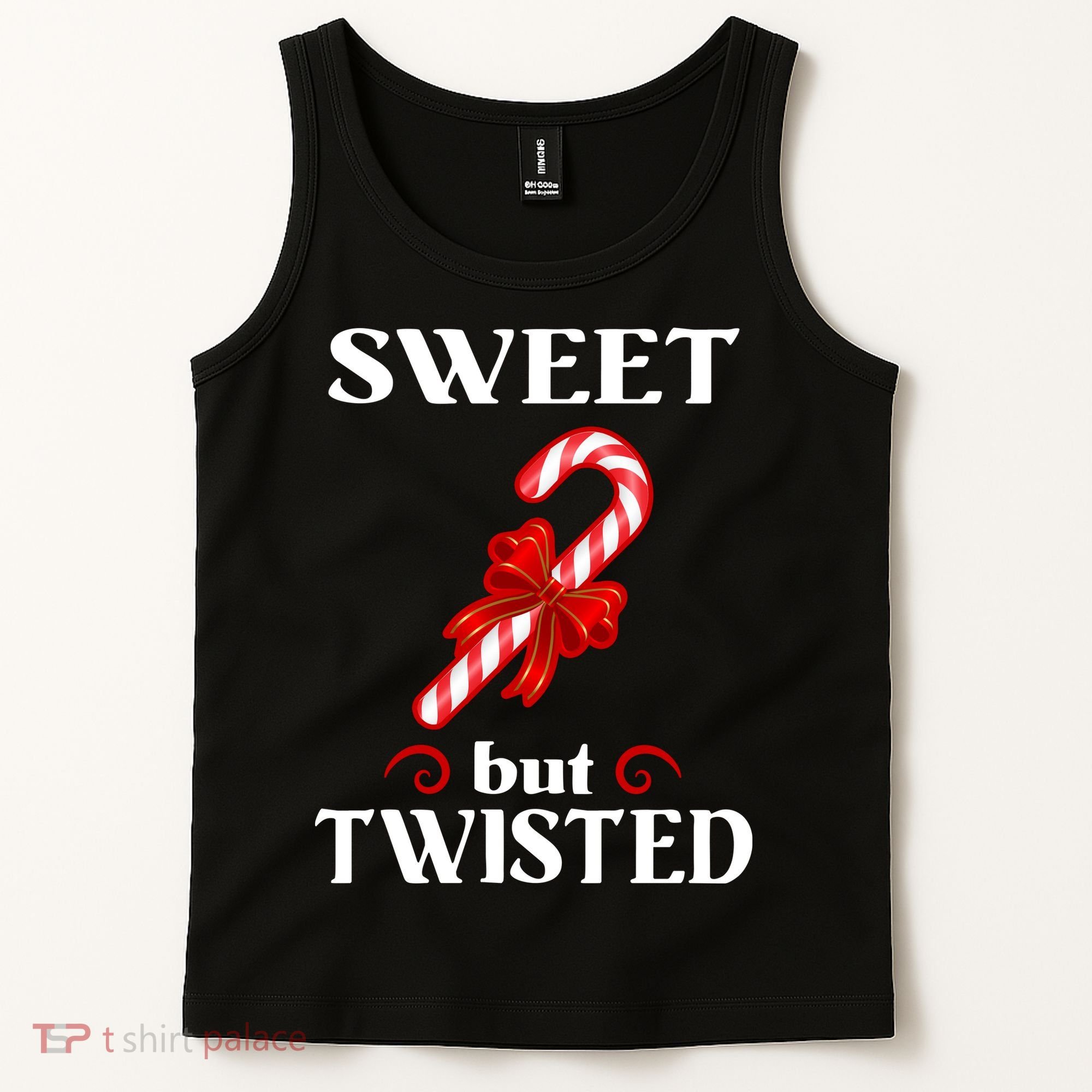 Sweet But Twisted Candy Cane Tank Top