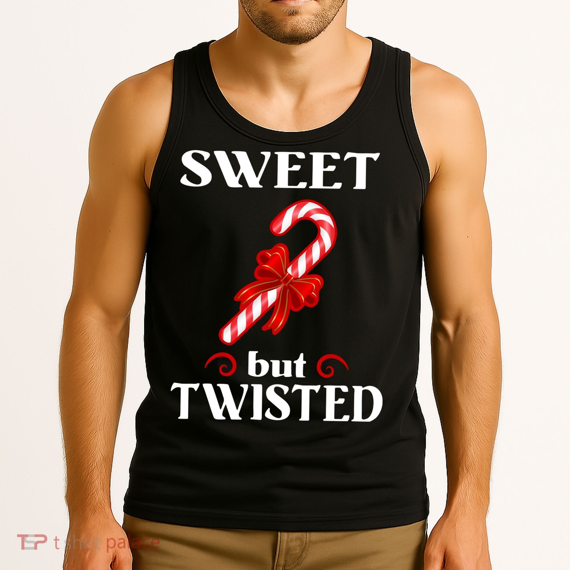Sweet But Twisted Candy Cane Tank Top