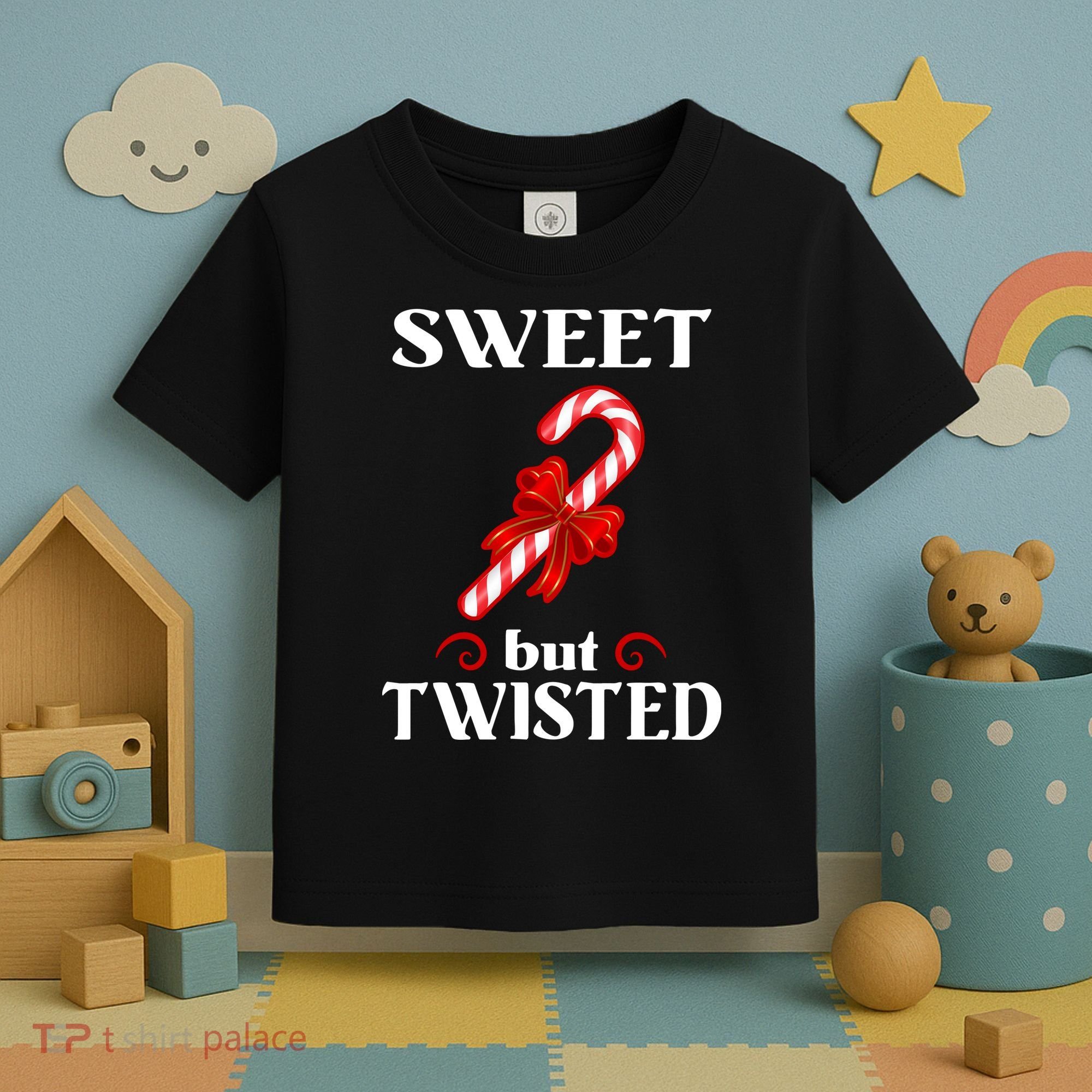 Sweet But Twisted Candy Cane Toddler T-Shirt