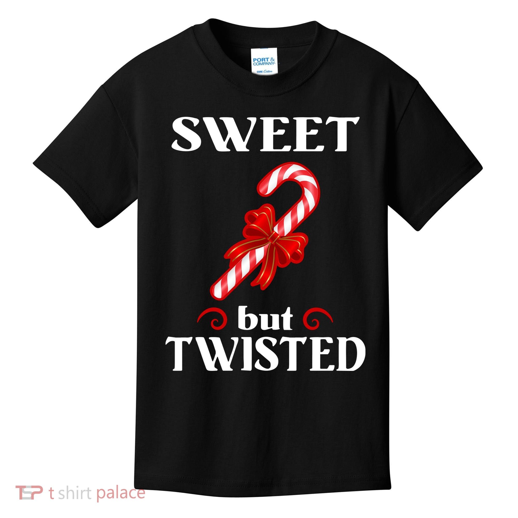 Sweet But Twisted Candy Cane Kids T-Shirt