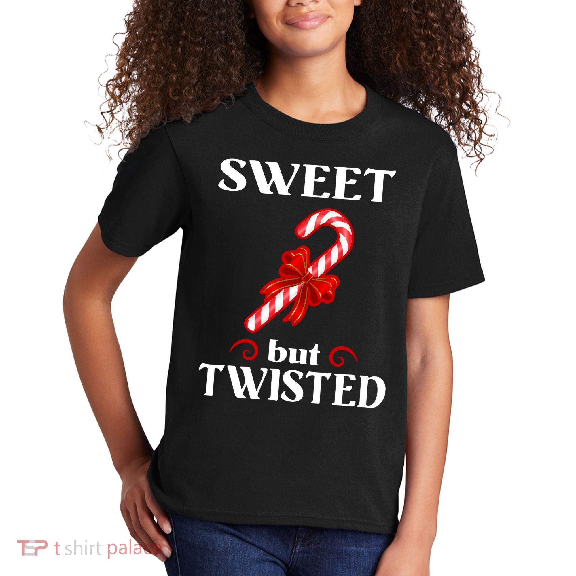 Sweet But Twisted Candy Cane Kids T-Shirt
