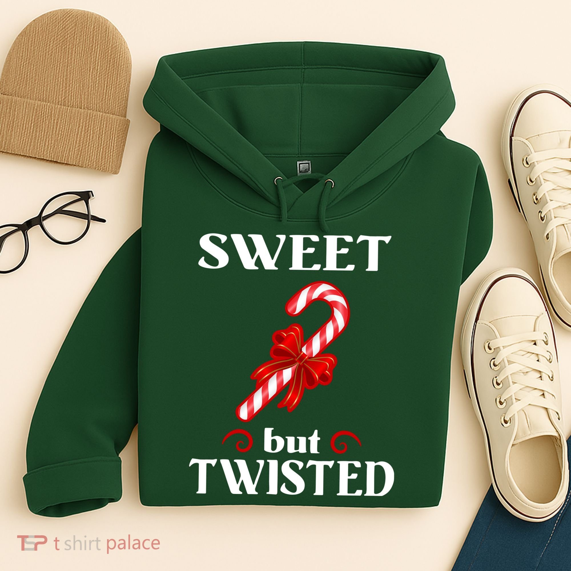 Sweet But Twisted Candy Cane Hoodie