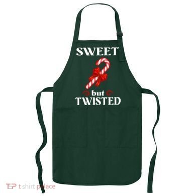 Sweet But Twisted Candy Cane Apron