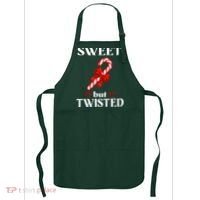Sweet But Twisted Candy Cane Apron thumb 0