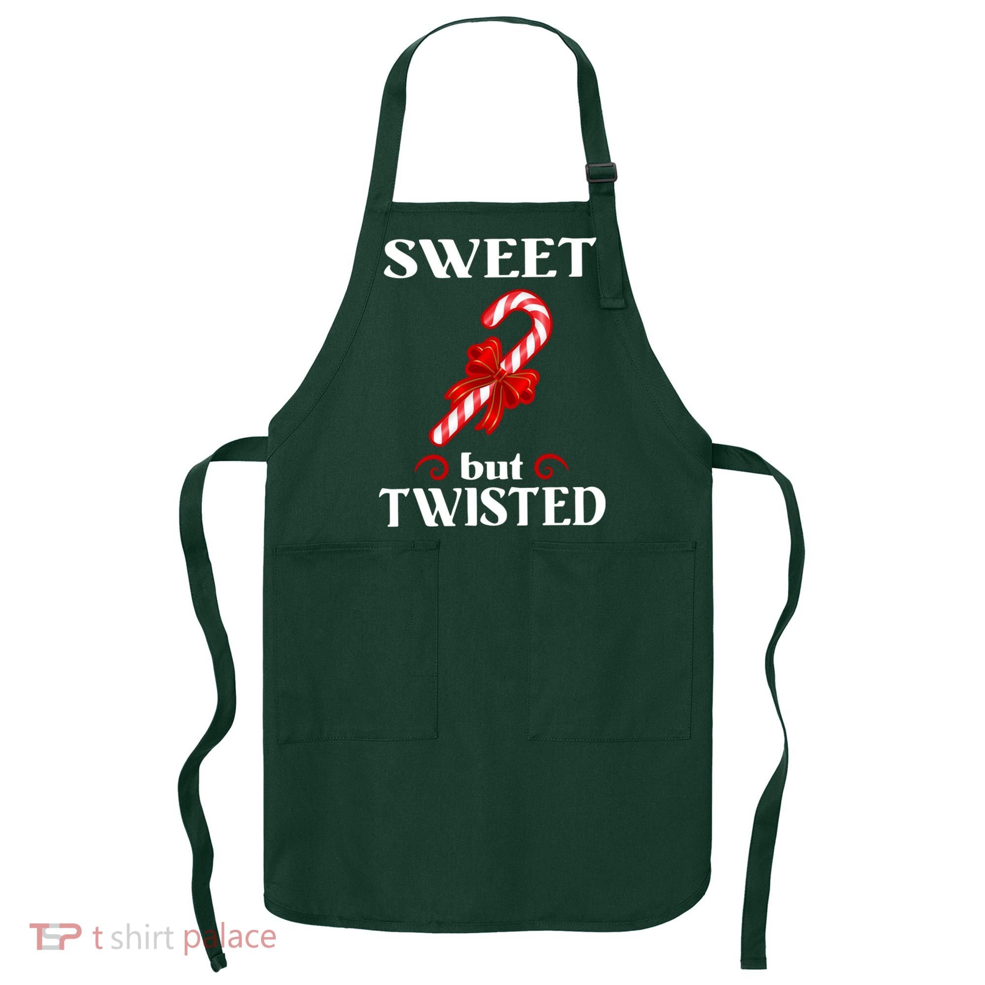 Sweet But Twisted Candy Cane Apron