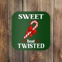 Sweet But Twisted Candy Cane Coaster thumb 0