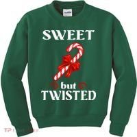 Sweet But Twisted Candy Cane Kids Sweatshirt thumb 0