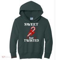 Sweet But Twisted Candy Cane Kids Hoodie thumb 0