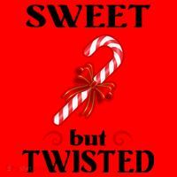 Sweet But Twisted Candy Cane Santa Hat thumb 1