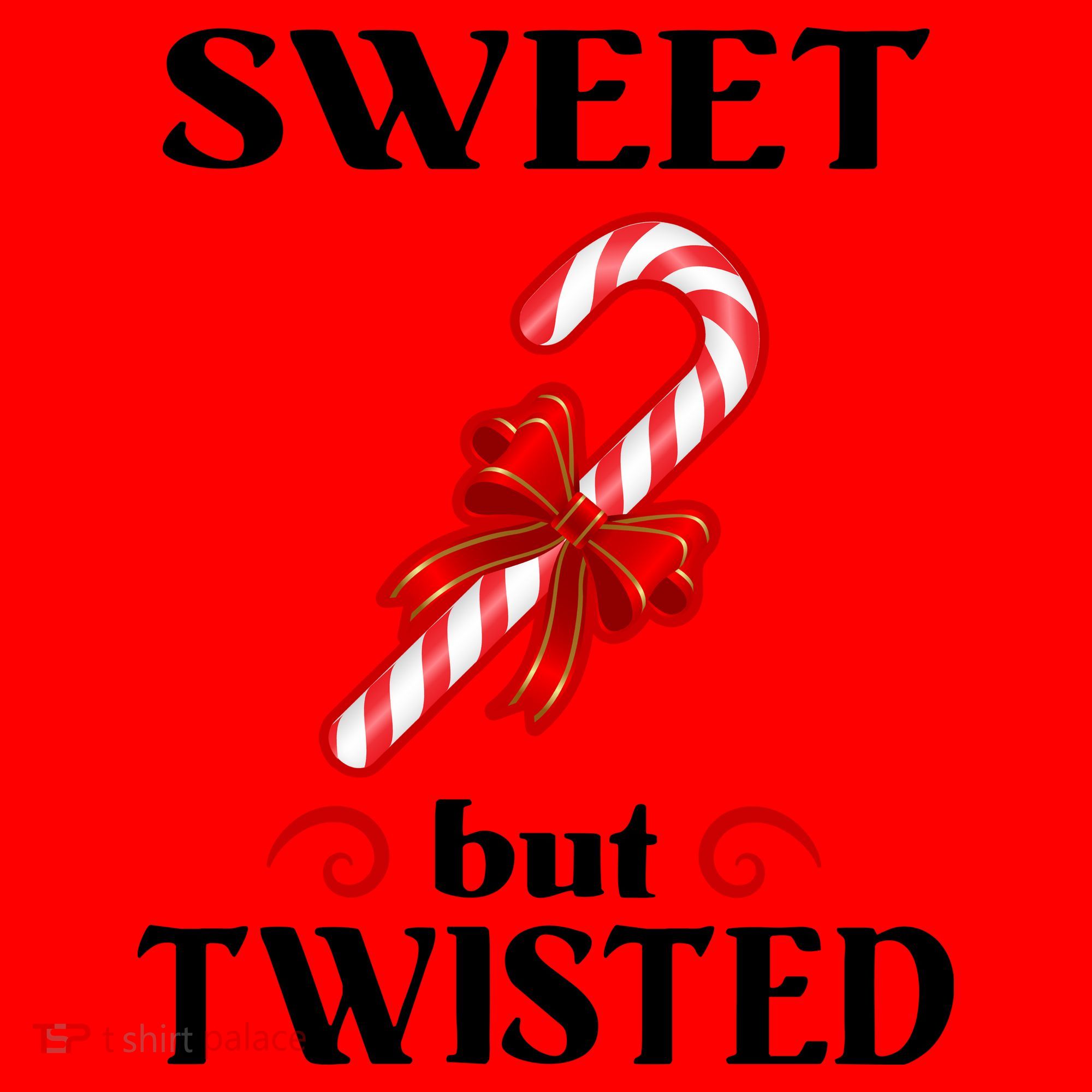 Sweet But Twisted Candy Cane Santa Hat