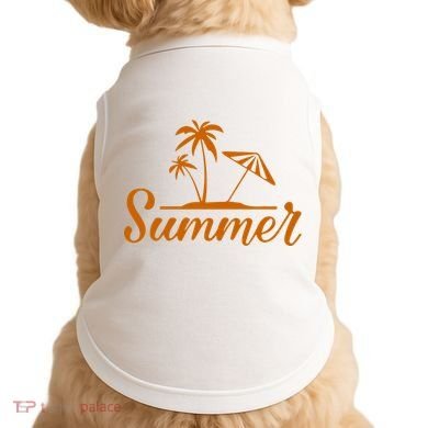 Summer Beach Tropical Vacation Doggie Tank