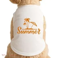 Summer Beach Tropical Vacation Doggie Tank thumb 0