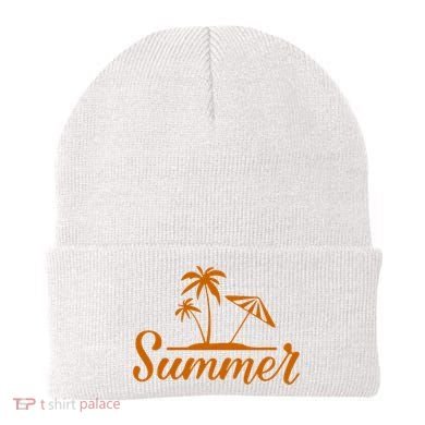 Summer Beach Tropical Vacation Beanie