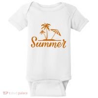 Summer Beach Tropical Vacation Baby Bodysuit thumb 0
