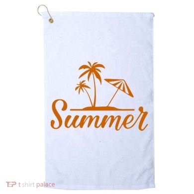Summer Beach Tropical Vacation Golf Towel
