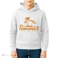 Summer Beach Tropical Vacation Kids Hoodie thumb 4