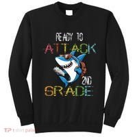 Shark Back To School 2nd Grade Ready To Attack Sweatshirt thumb 0