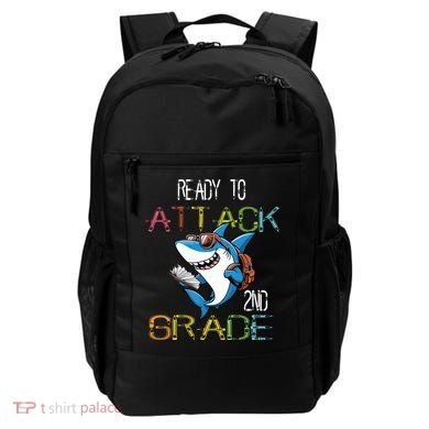 Shark Back To School 2nd Grade Ready To Attack Backpack