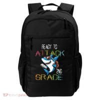 Shark Back To School 2nd Grade Ready To Attack Backpack thumb 0