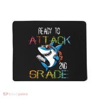 Shark Back To School 2nd Grade Ready To Attack Mousepad thumb 0