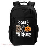 Say Boo To Drugs Awareness Halloween Backpack thumb 0