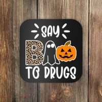 Say Boo To Drugs Awareness Halloween Coaster thumb 0