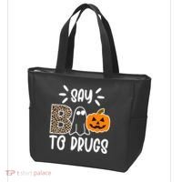 Say Boo To Drugs Awareness Halloween Tote Bag thumb 3