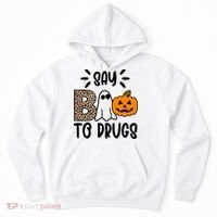 Say Boo To Drugs Awareness Halloween Hoodie thumb 0