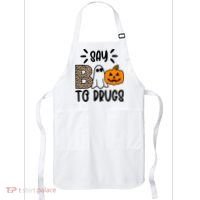 Say Boo To Drugs Awareness Halloween Apron thumb 0