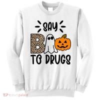 Say Boo To Drugs Awareness Halloween Sweatshirt thumb 0