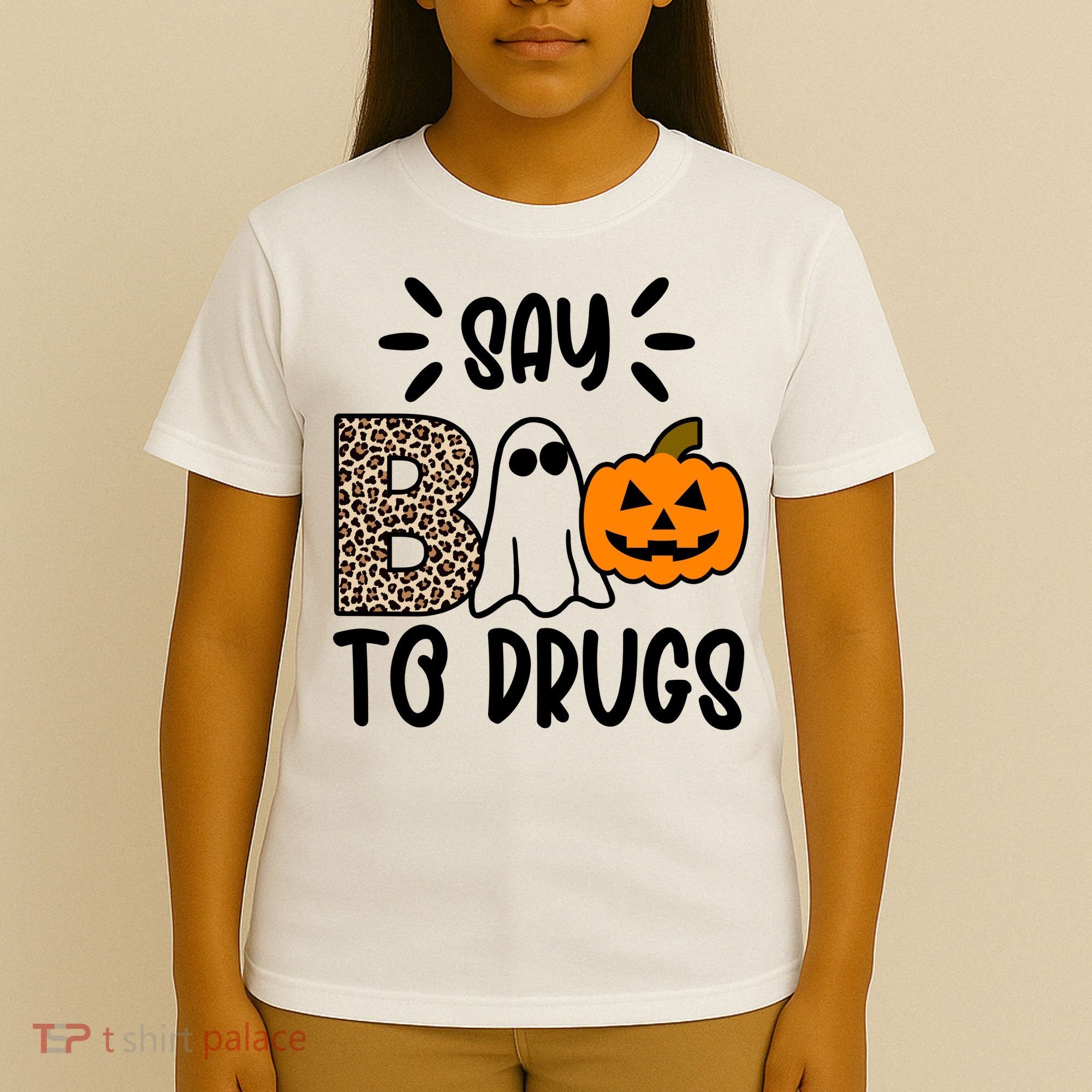 Say Boo To Drugs Awareness Halloween T-Shirt