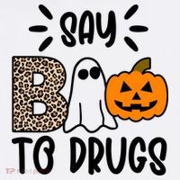 Say Boo To Drugs Awareness Halloween Mousepad thumb 1
