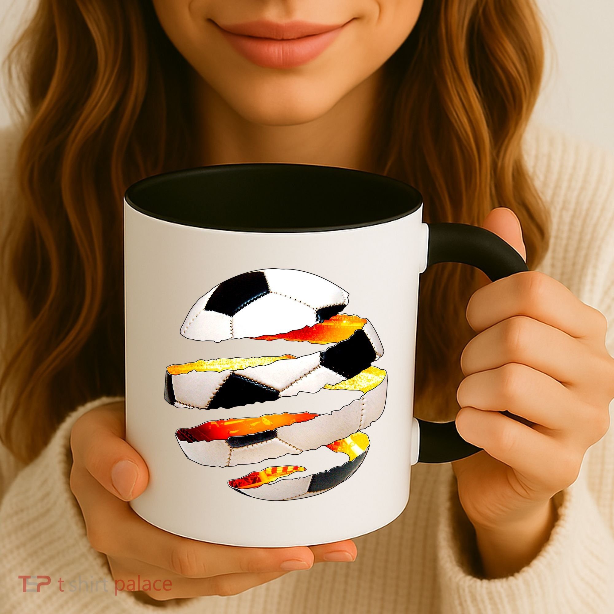 Soccer Ball Tear Coffee Mug